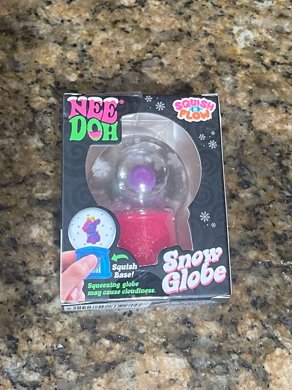 Nee Doh Snow Globe Authentic Needoh